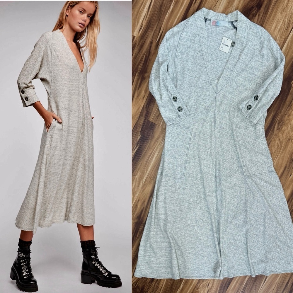 New Free People Beach Rare Poppy Dress